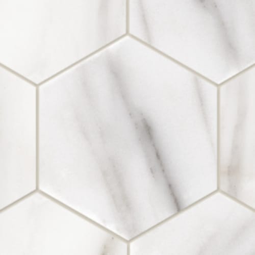 Paris in Bianco - 5x6 Hexagon Tile