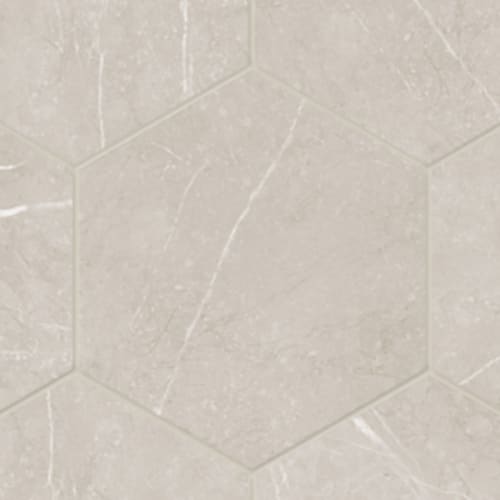 Paris in Crema - 5x6 Hexagon Tile