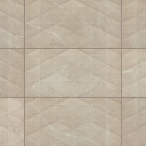 Perpetuo in Elegant Beige Geometric 12x24 Tile