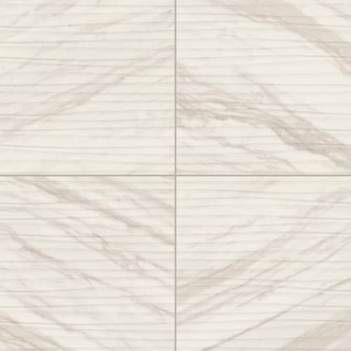 Perpetuo In Timeless White Wave 12X24