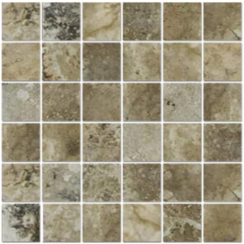 Pietra Romance in Walnut - 2x2 Mosaic Tile