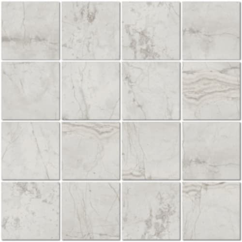 S.A.L.T. in White - 3x3 Mosaic Tile