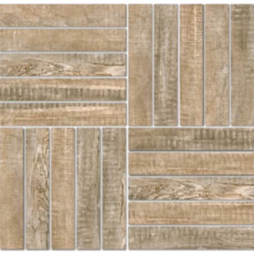 Sea Port In Driftwood - 1X6 Parquet Mosaic