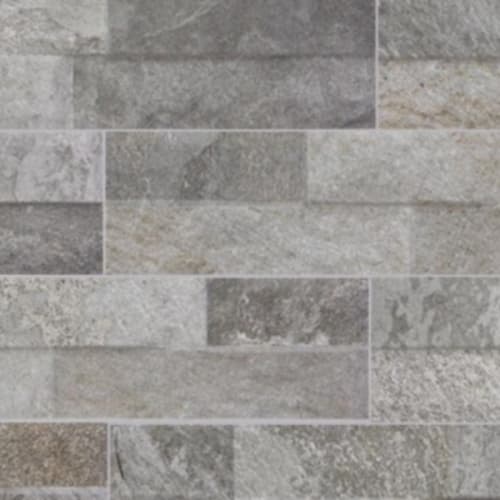 Stacked Slate in Pewter - 3x15 Tile