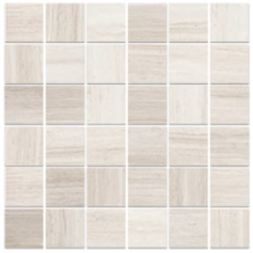 Stream in Bianco - 2x2 Mosaic Tile