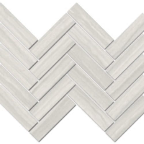 Stream in Grigio - 1.5x6 Herringbone Mosaic Tile