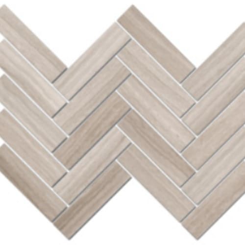 Stream in Taupe - 1.5x6 Herringbone Mosaic Tile