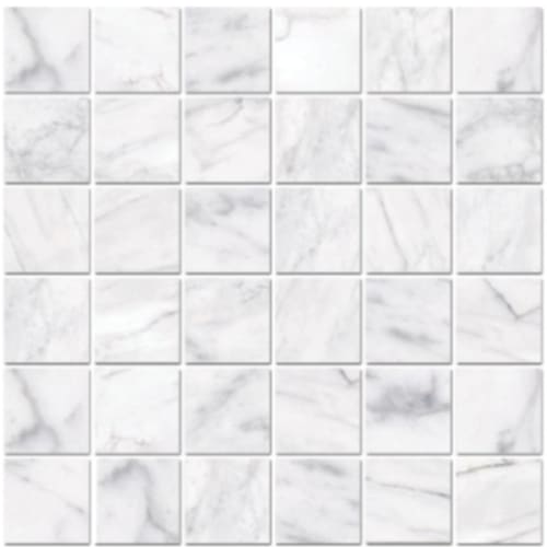 Timeless Stone In Carrara Marble - 2X2 Mosaic