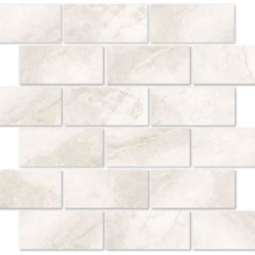 Touch Stone in Grey - 2x4 Brick Mosaic Tile