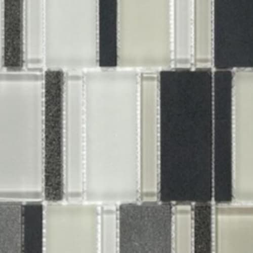 Translucent Metro in Abbey Road - Random Strip Mosaic Tile