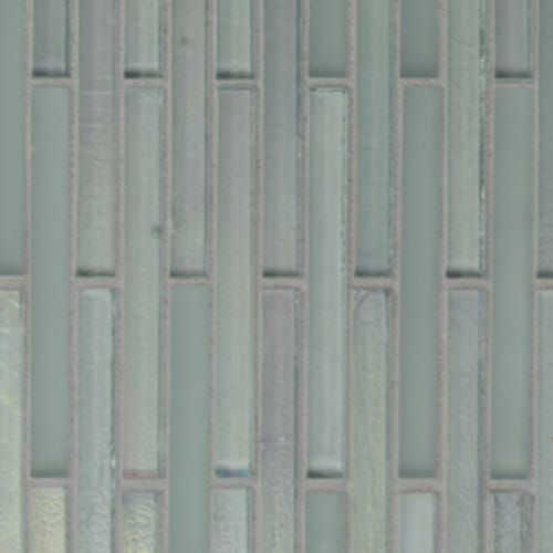 Trivium in Ice - 1/2x4 Brick Mosaic Tile