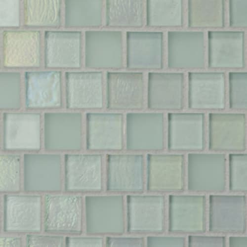 Trivium in Ice - 7/8x7/8 Brick Mosaic Tile