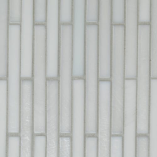 Trivium in Pearl - 1/2x4 Brick Mosaic Tile