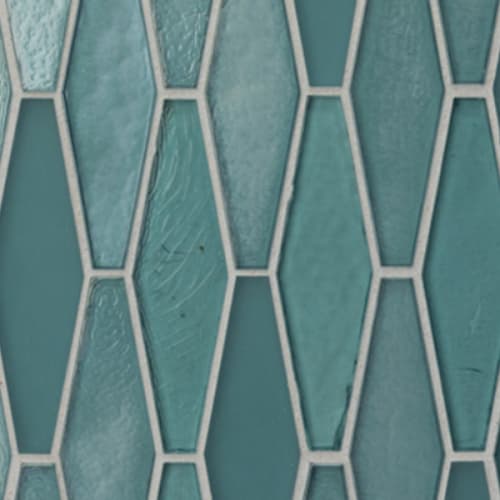 Trivium in Sky - 1x4 Hexagon Mosaic Tile