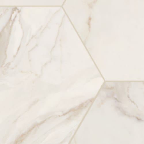 Union in Calacatta Gold - 20.5x23.6 Hexagon Tile
