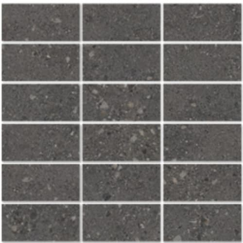 Urban Concrete In Dark Grey - 2X4 Stack Mosaic