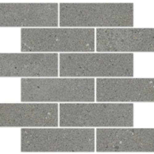 Urban Concrete in Grey - 2x6 Brick Mosaic Tile