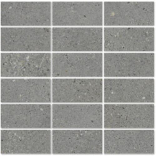 Urban Concrete In Grey - 2X4 Stack Mosaic