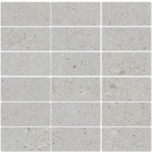 Urban Concrete in White - 2x4 Stack Mosaic Tile