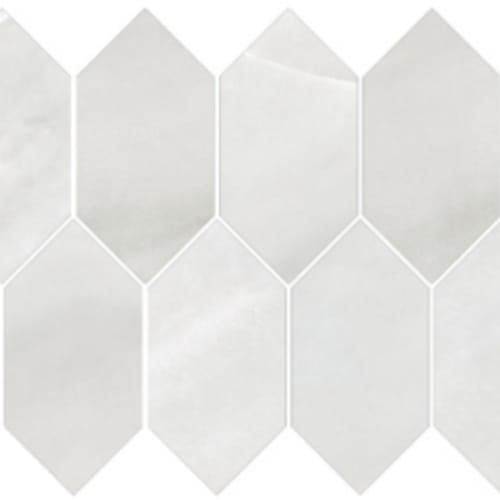 Vienna In Onyx Nuvolato - 3X6 Elongated Hexagon Mosaic