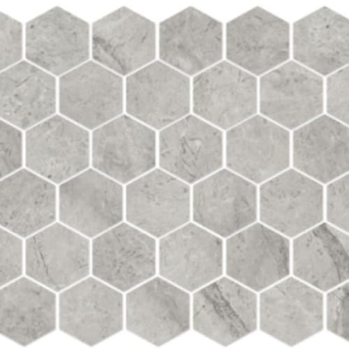 Vienna In Paradiso Argento - 2In Hexagon Mosaic