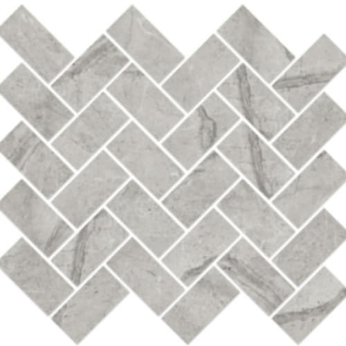 Vienna In Paradiso Argento - 1.5X6 Herringbone Mosaic
