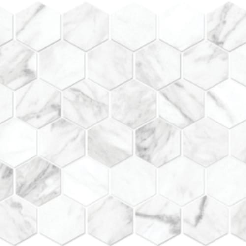 Vienna In Statuarietto - 2In Hexagon Mosaic