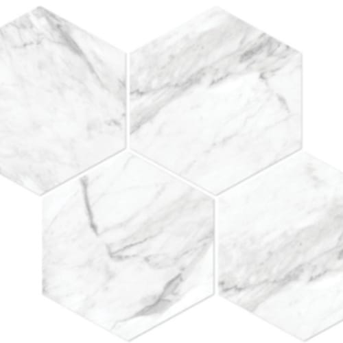 Vienna In Statuarietto - 6In Hexagon Mosaic