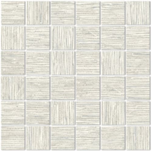 Woven Reeds in Diamond - 2x2 Mosaic Tile