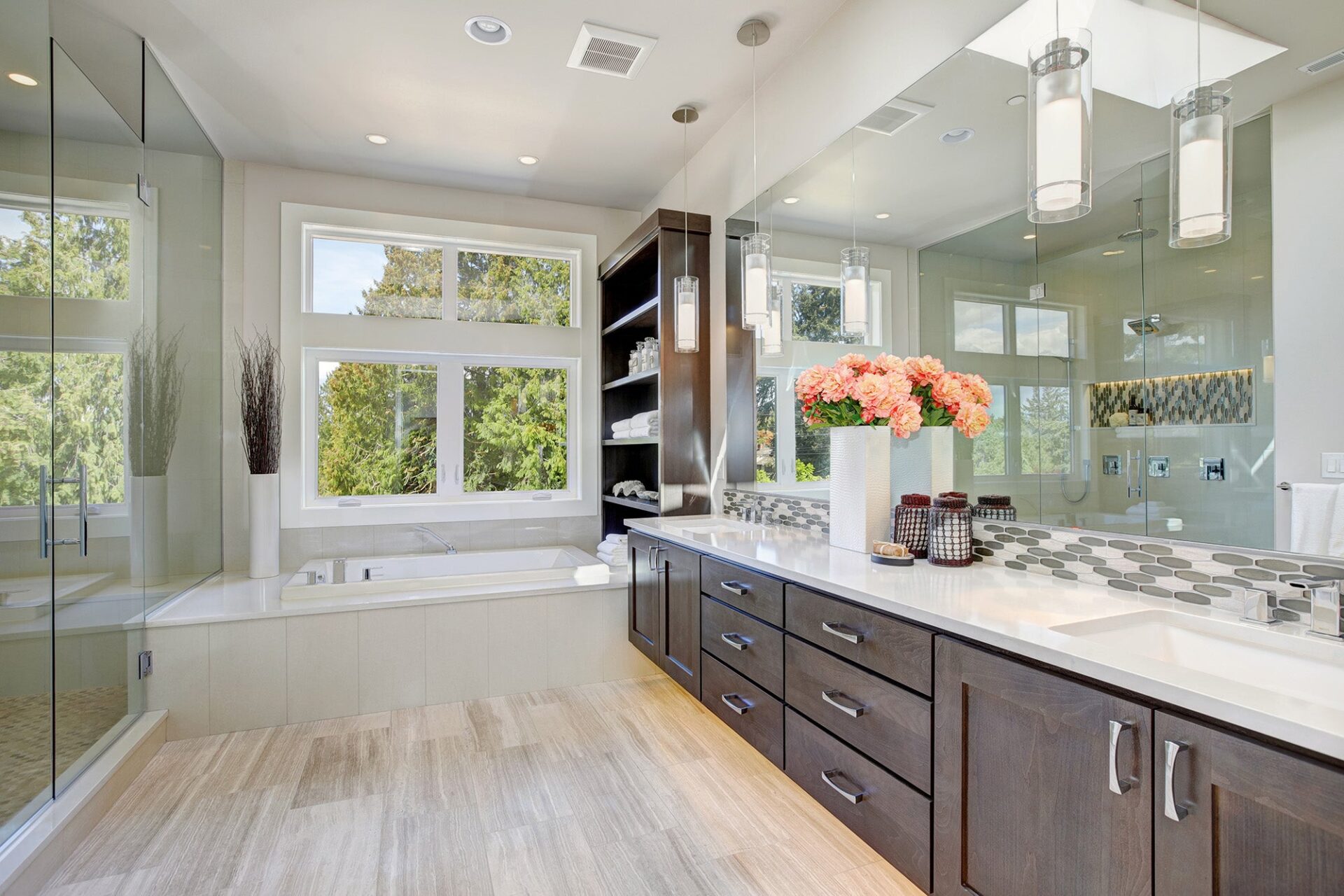 Vanity, wall and linen bathroom cabinets in the Tri-Cities