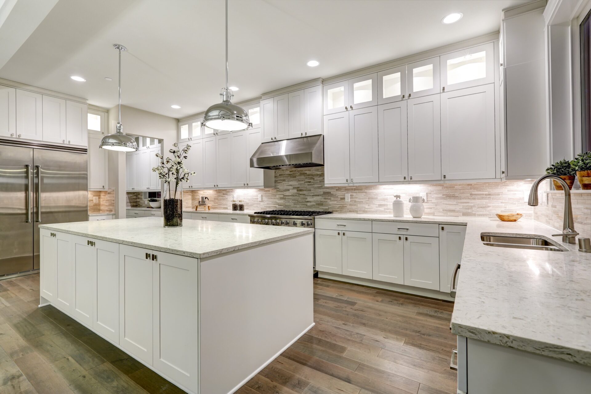 kitchen ceramic tile backsplash in the Tri-Cities, WA