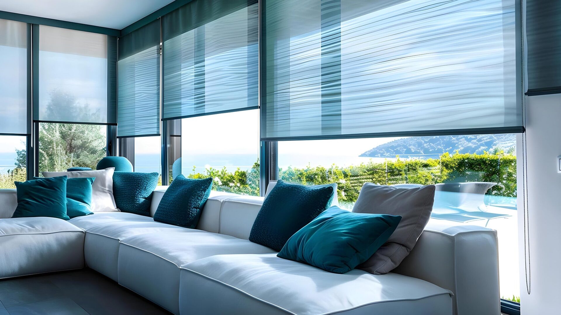Energy-efficient Graber cellular shades in a Tri-Cities home