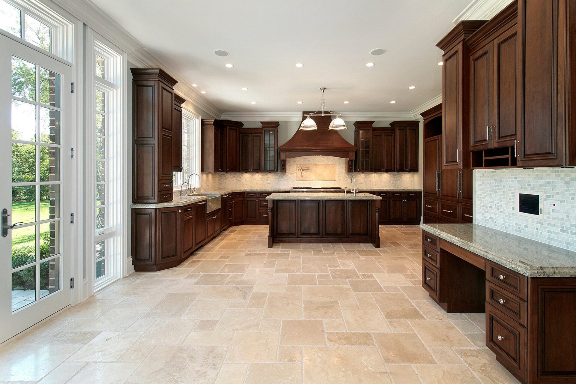 Ceramic tile flooring in a Tri-Cities home