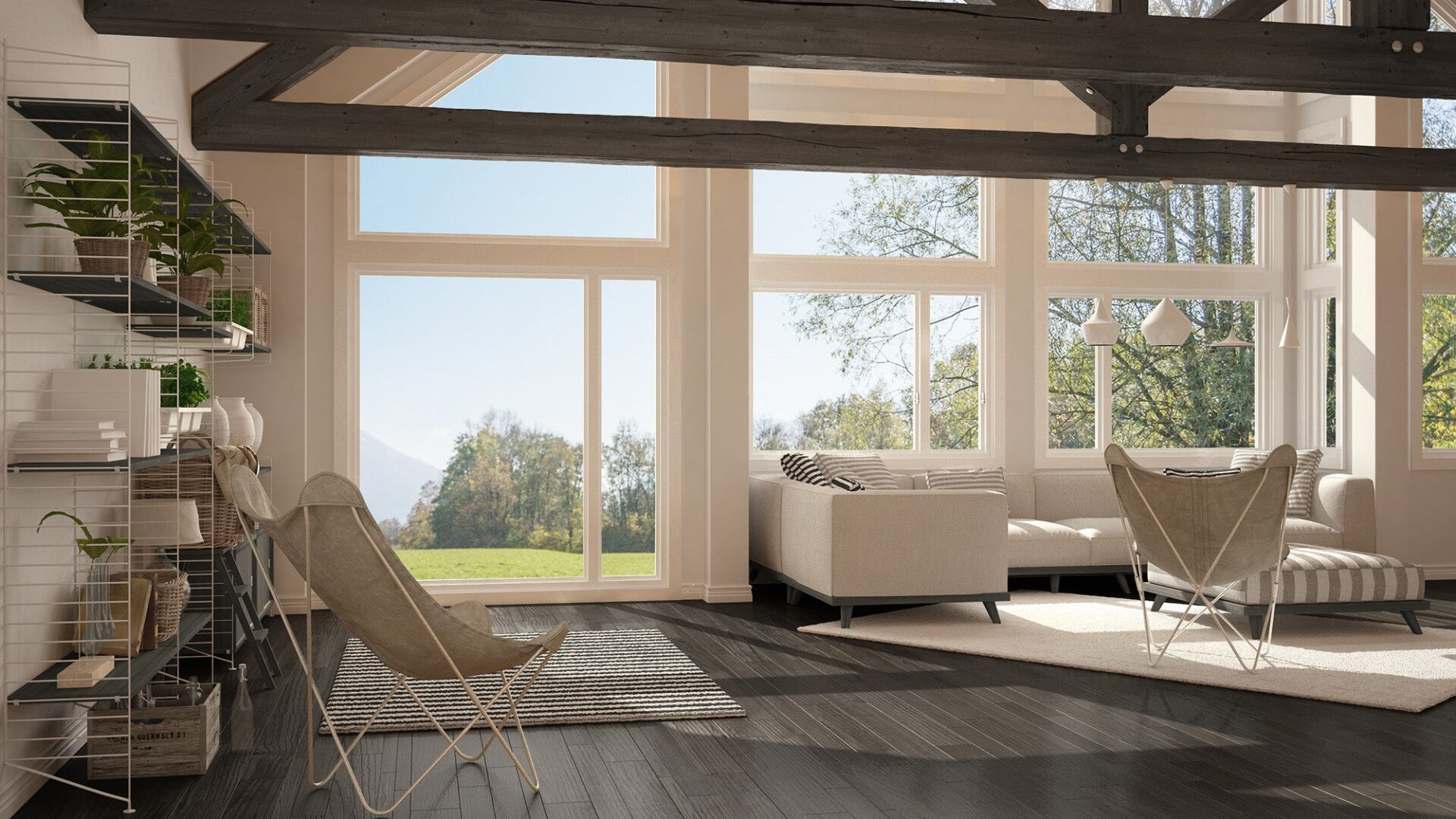 Sheer, light-filtering and blackout window panel options