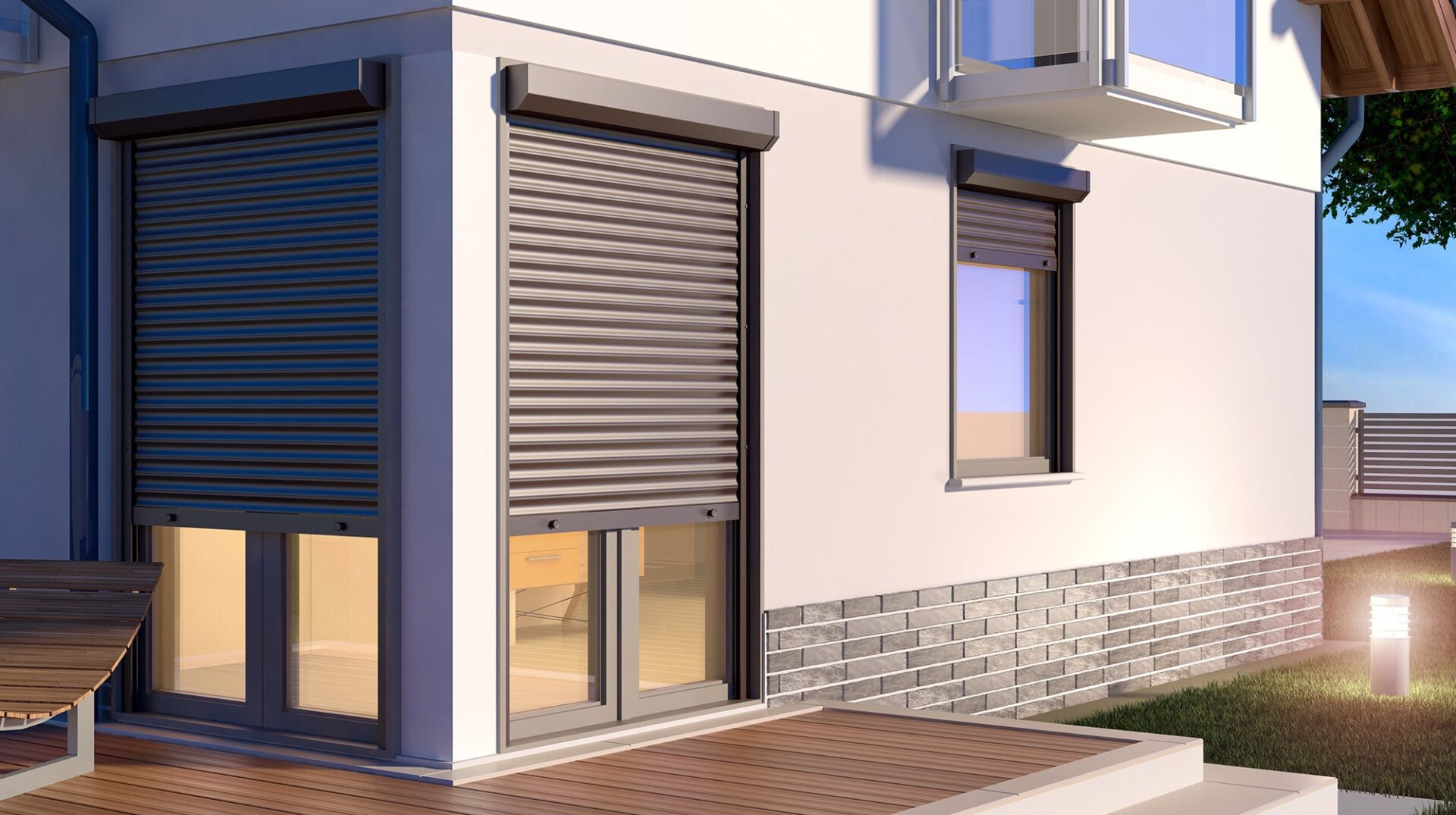 Wood and composite shutter options from Murley's Floor Covering