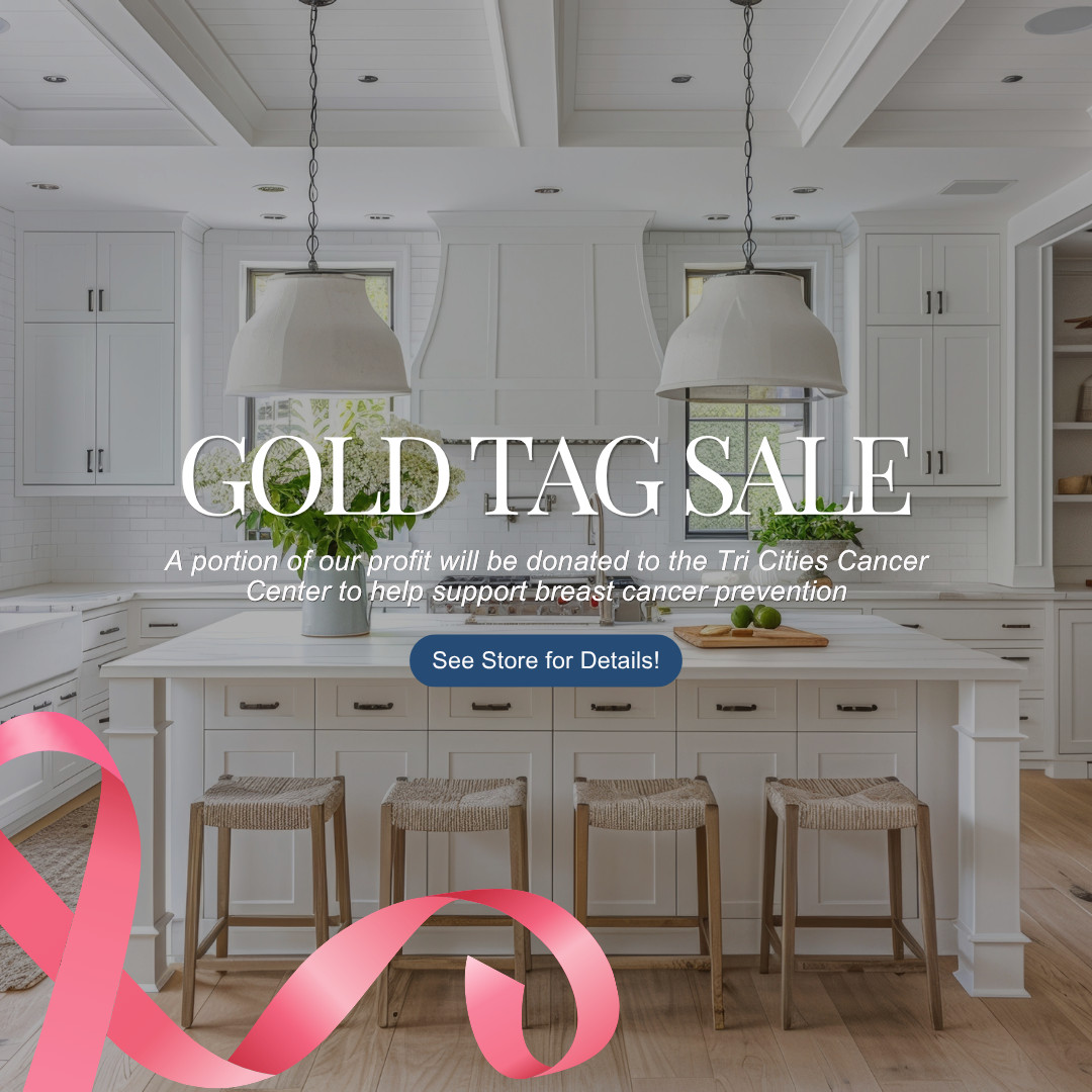 gold tag website graphic &ndash; Murley's Floor Covering & Abbey Design Center